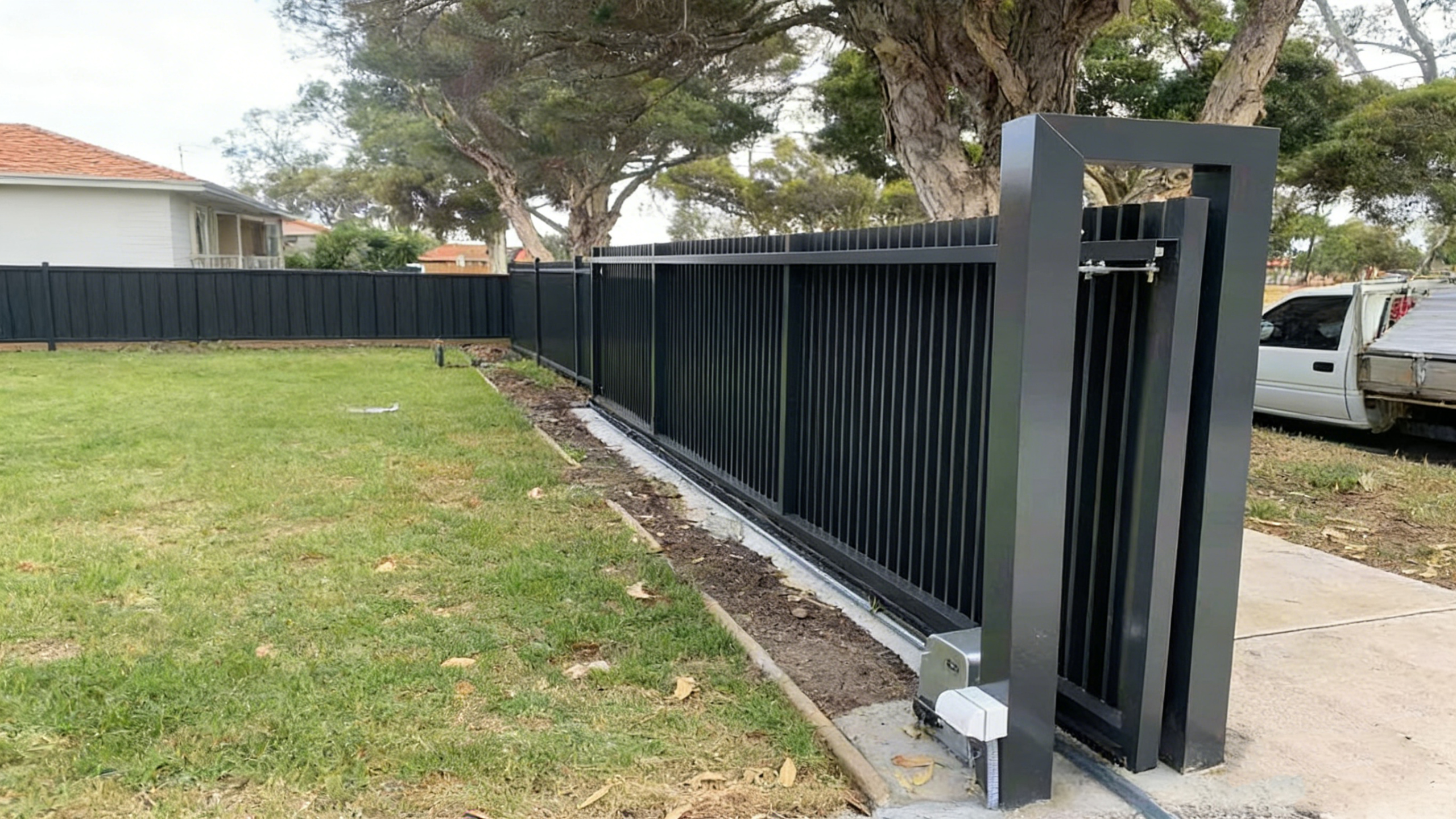 Blade Style Driveway Gate