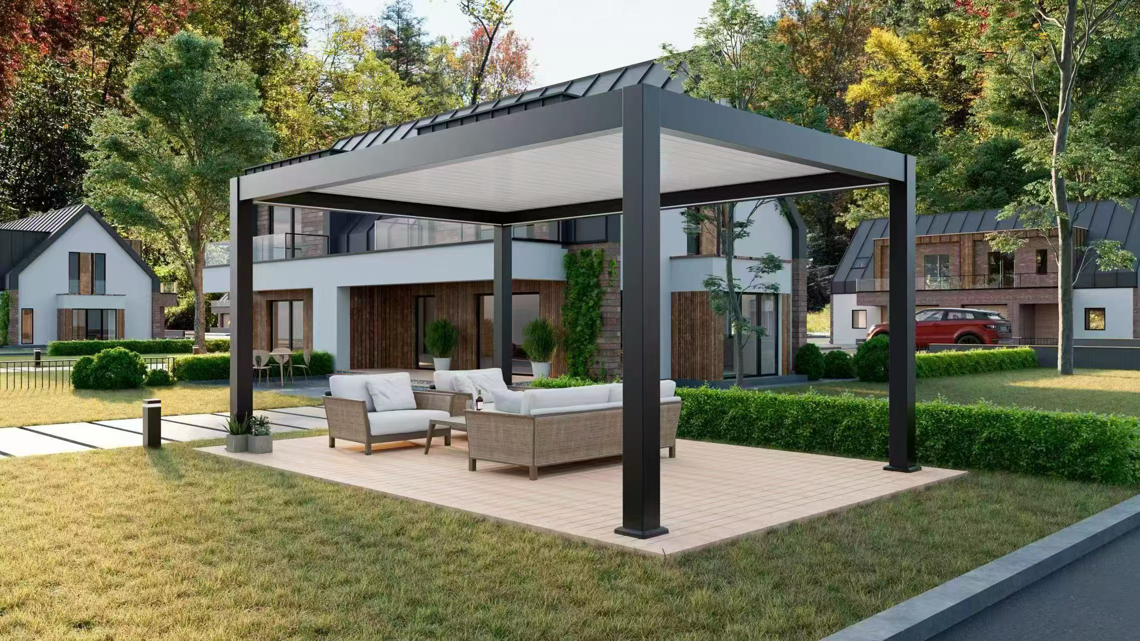 Pergola Installation Example