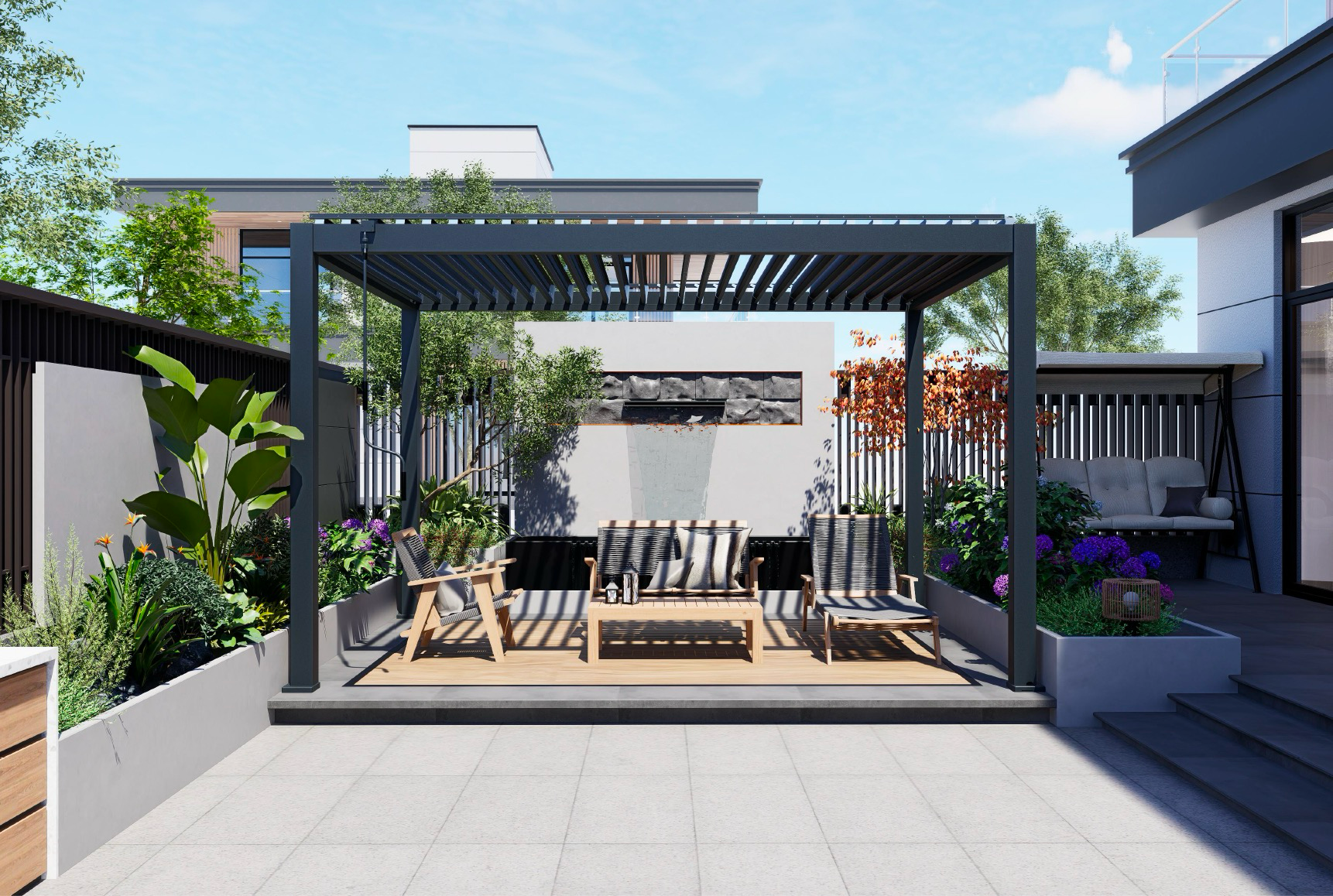 Pergola Open Position
